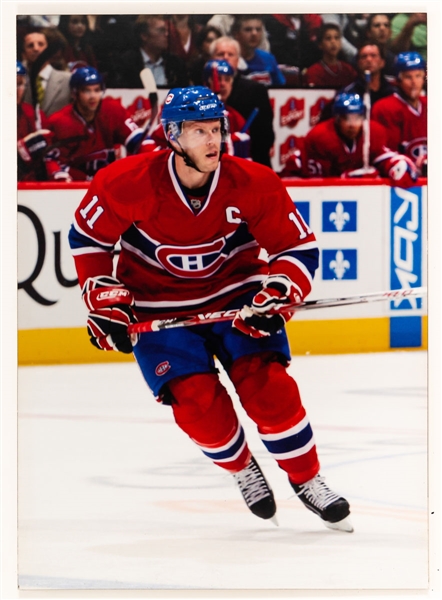 Saku Koivu Photo Display from the Montreal Canadiens Archives (20” x 28”)
