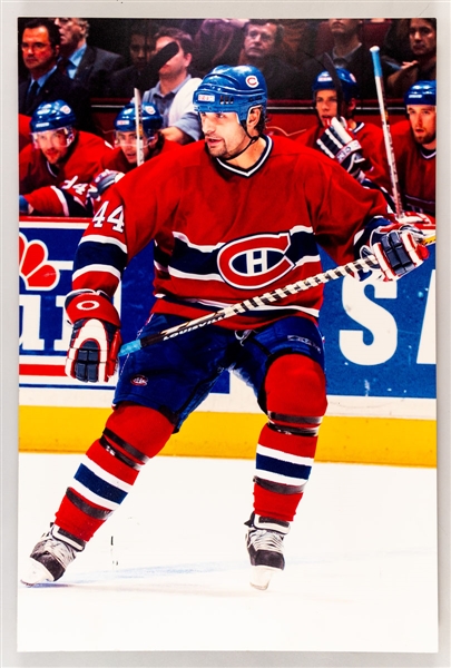 Sheldon Souray Photo Display from the Montreal Canadiens Archives (24” x 36”)