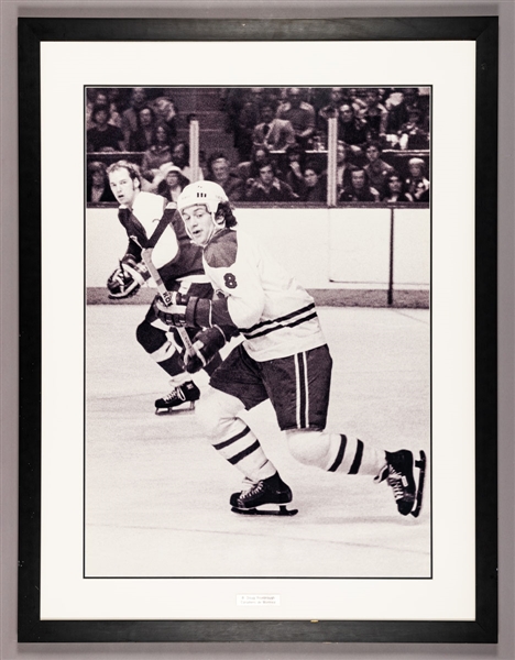 Doug Risebrough Photo Display from the Montreal Canadiens Archives (32 3/4” x 42 3/4”)