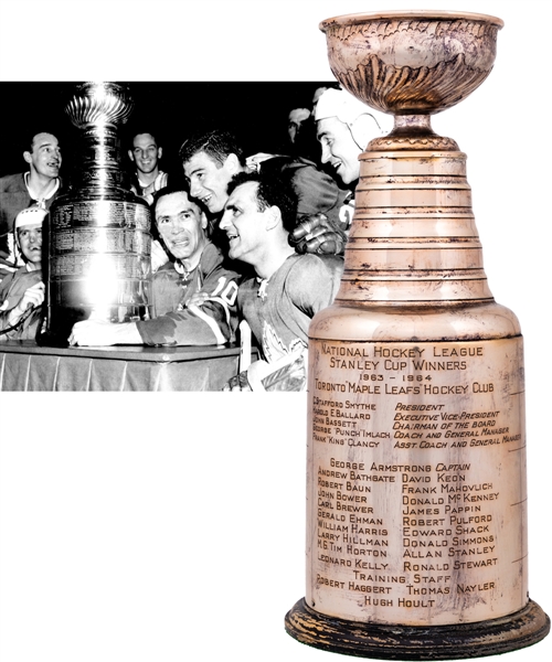 Toronto Maple Leafs 1963-64 Stanley Cup Championship Trophy Attributed to Harold Ballard (12 7/8”)