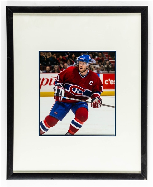 Saku Koivu Photo Display from the Montreal Canadiens Archives (17 ½” x 21 ½”)