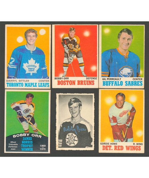 1970-71 O-Pee-Chee Hockey Complete 264-Card Set and Deckle Edge 48-Card Set