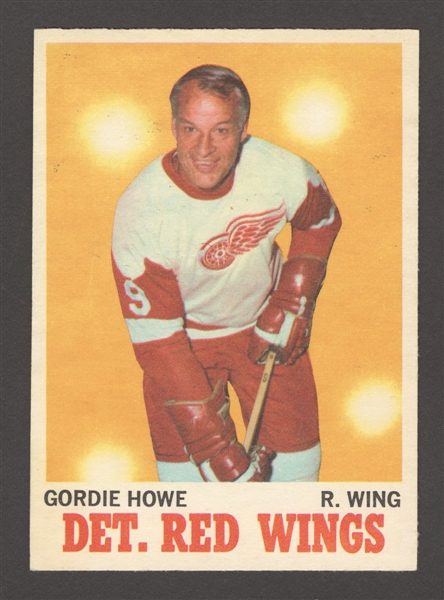 1970-71 O-Pee-Chee Hockey Card #29 HOFer Gordie Howe