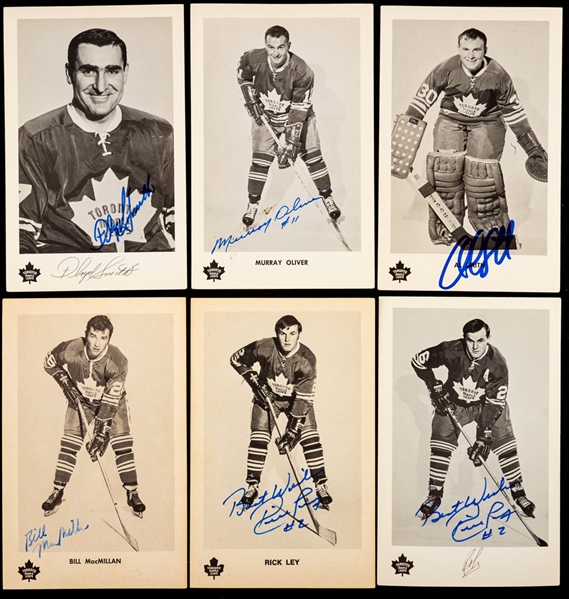 Lot Detail - Toronto Maple Leafs 1960s/1970s Postcard and Team Card ...