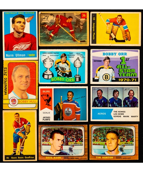 1950s to 1980s Parkhurst, Topps, O-Pee-Chee and Other Brands Hockey Card Collection of 4500+