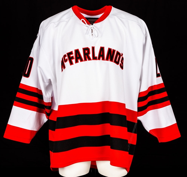 Tobias Lindbergs 2018-19 AHL Belleville Senators Signed "Belleville McFarlands" Game-Issued Alternate Jersey