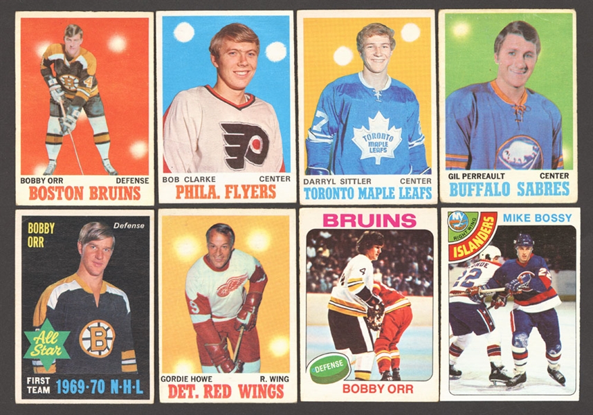 1970-71, 1975-76, 1977-78 and 1978-79 O-Pee-Chee Hockey Sets and Near Complete Sets (4) Plus 1970s Singles (1300+)