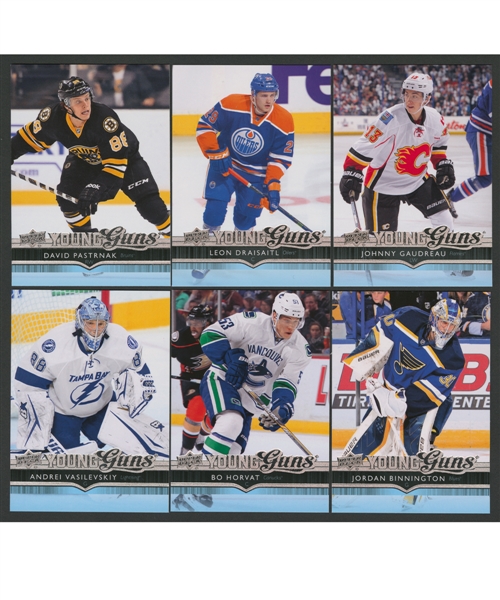2014-15 Upper Deck Hockey Complete 500-Card Set with All Young Guns Including Draisaitl, Pastrnak and Horvat RCs