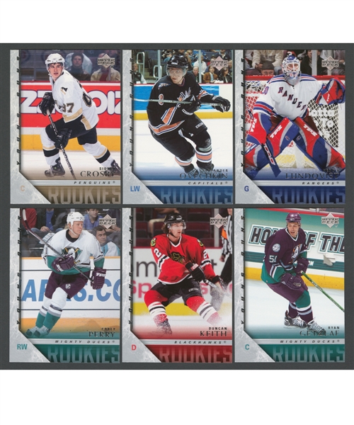 2005-06 Upper Deck Hockey Complete 487-Card Set with All Young Guns Including Ovechkin and Crosby RCs 