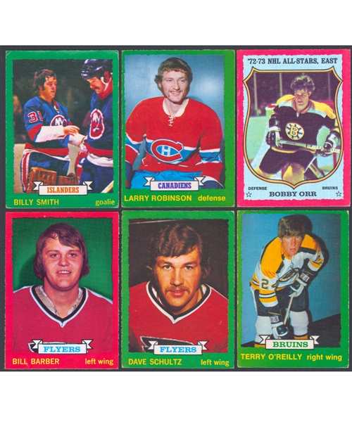 1973-74 O-Pee-Chee Hockey Complete 264-Card Set Plus 1st Series and 2nd Series Wrappers