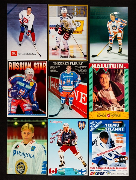 Vintage and Modern Finnish Elite League Postcard, Team Photo and Assorted Item Collection of 550+ including Teams TPS, Tappara, Lahden, SaiPa, KalPa and Others 