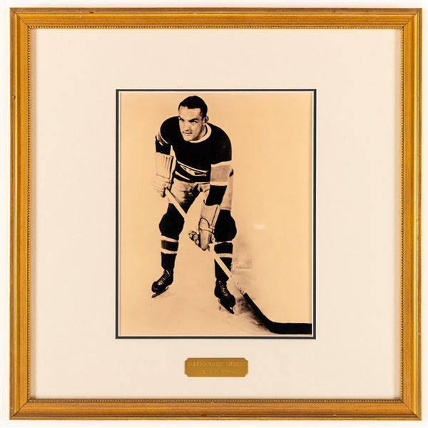 Babe Siebert Montreal Canadiens Hockey Hall of Fame Honoured Member Framed Photo Display from the Montreal Canadiens Archives (16" x 16")