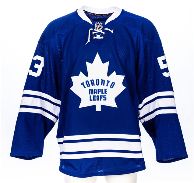 Sam Carricks 2014-15 Toronto Maple Leafs Game-Worn Alternate Jersey with Team COA 