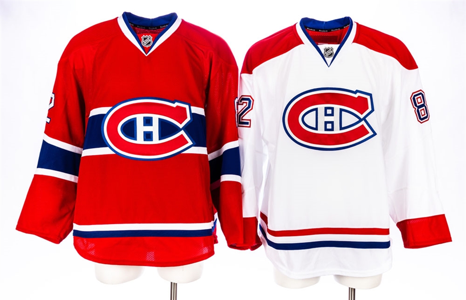 Patrick Hollands 2014-15 Montreal Canadiens Game-Issued Home and Away Jerseys with Team LOAs