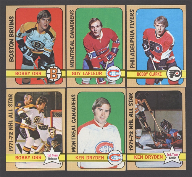 1972-73 Topps Hockey Near Complete Card Set (174/176)