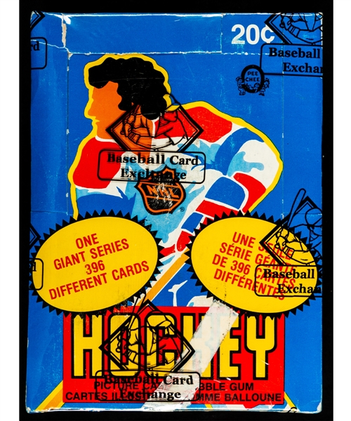 1980-81 O-Pee-Chee Hockey Wax Box (48 Unopened Packs) - BBCE Certified - Mark Messier and Ray Bourque Rookie Cards Year!