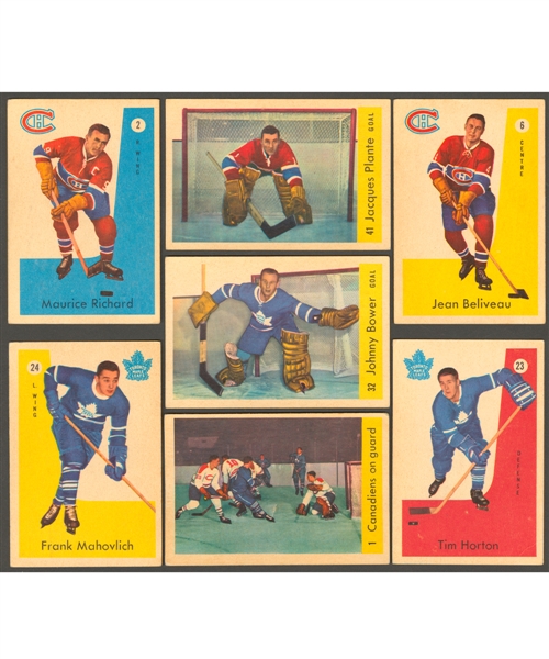 1959-60 Parkhurst Hockey Complete 50-Card Set