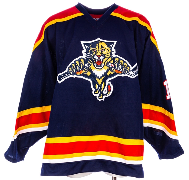 Ray Whitneys 1998-99 Florida Panthers Game-Issued Third Jersey