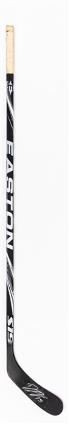 Dany Heatleys 2009-10 San Jose Sharks Signed Easton S19 Game-Used Stick 
