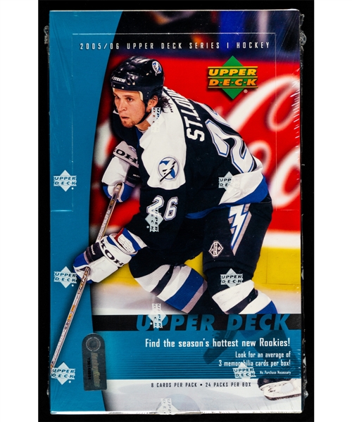 2005-06 Upper Deck Hockey Series 1 Factory Sealed Hobby Box - Sidney Crosby Rookie Card Year!