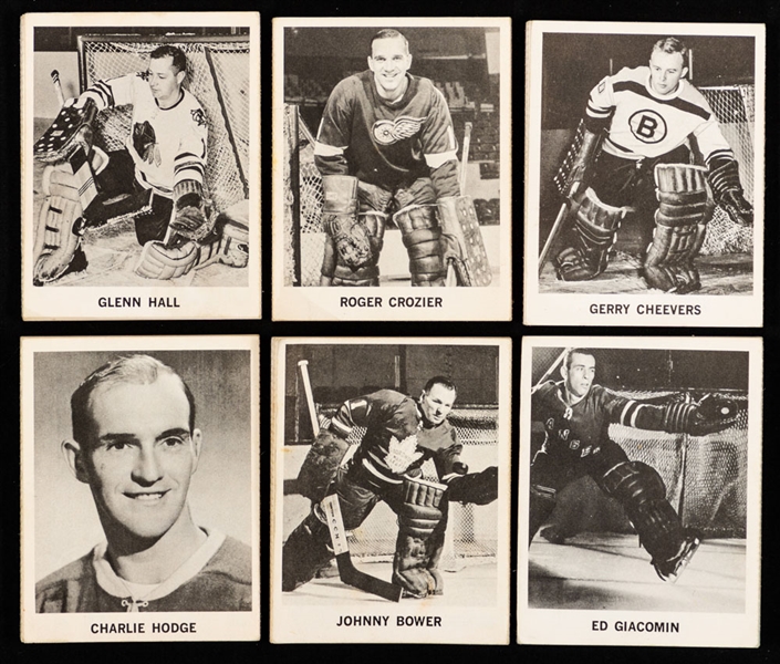 1965-66 Coca-Cola NHL Cards Complete Set of 108 (Six Undetached Team Sets)