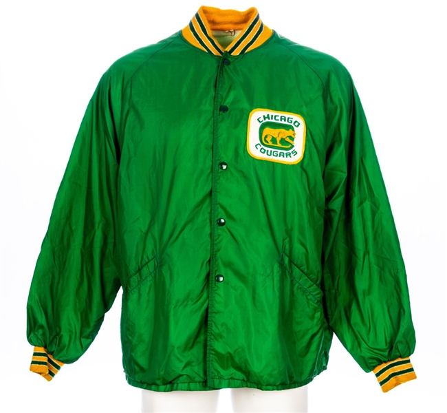 Vintage Early-to-Mid-1970s WHA Chicago Cougars Team Jacket