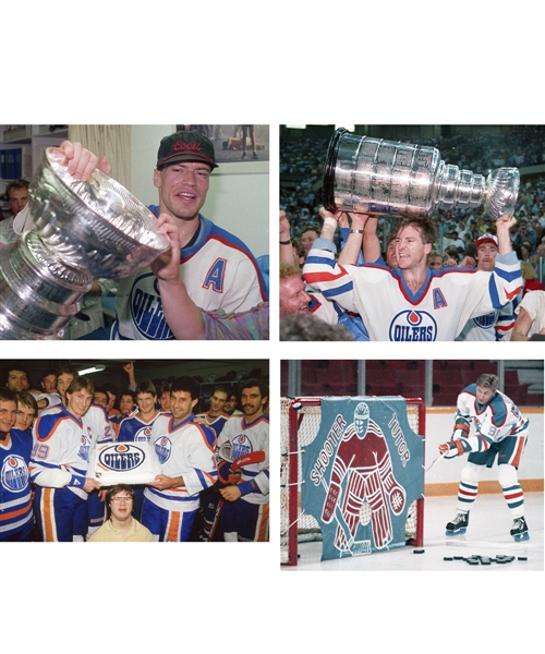 Edmonton Oilers/Wayne Gretzky Mid-1980s Colour 35mm Negative Collection of 375+ Including 200 Images of Wayne Gretzky 