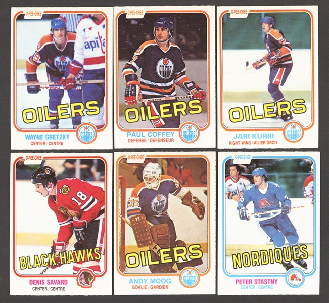 1981-82 O-Pee-Chee Hockey Complete 396-Card Set