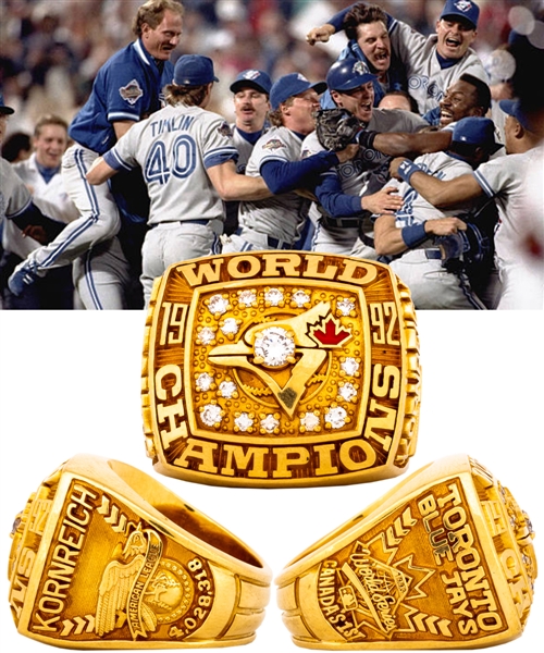 Toronto Blue Jays 1992 World Series Championship 14K Gold and Diamond Ring