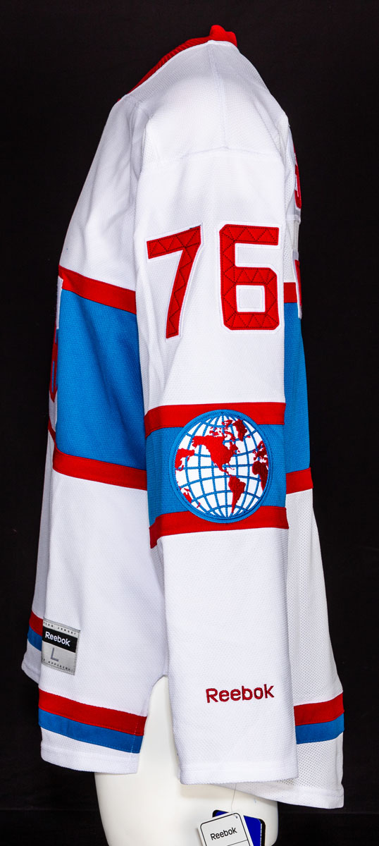 P.K. Subban models Canadiens' Winter Classic jersey