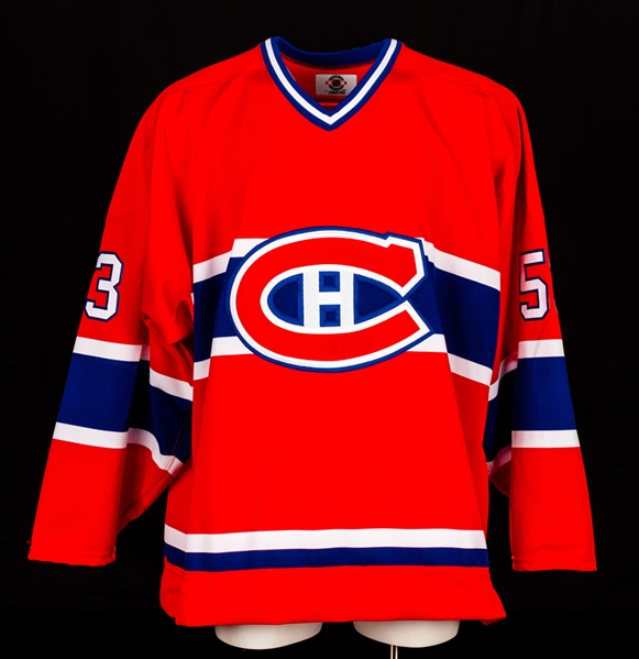 Fritzs Late-1990s Montreal Canadiens Game-Worn Training Camp/Pre-Season Jersey with Team LOA