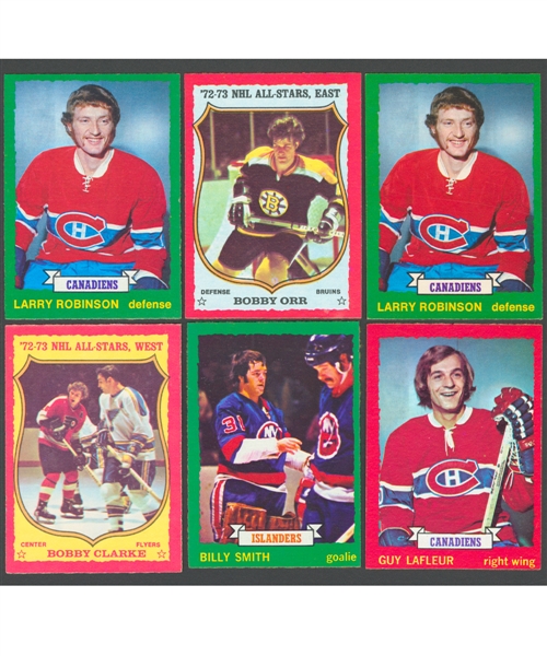 1973-74 O-Pee-Chee Hockey Complete 264-Card Set Plus Extra #237 Larry Robinson Rookie