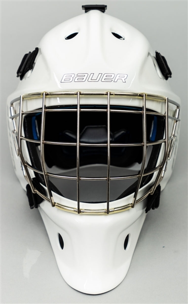 Demain des Hommes 2018 French-Language TV Series-Worn Bauer Goalie Mask Collection of 3 