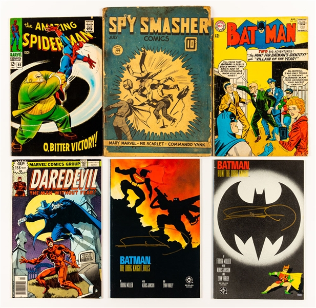 1930s/1940s Big Little Books (10) and Super Heros Comic Books (30+)