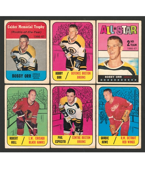 1967-68 Topps Hockey Complete 132-Card Set