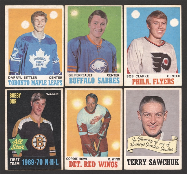 1970-71 O-Pee-Chee Hockey Near Complete Card Sert (258/264)