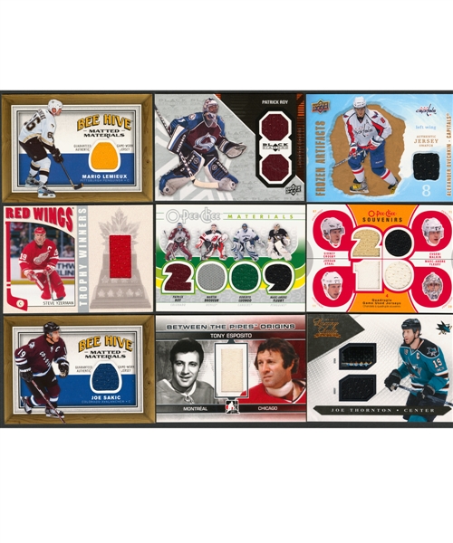 Massive Modern Hockey Card Collection (3800+) Including Game-Used Jersey/Patch Cards (125+)