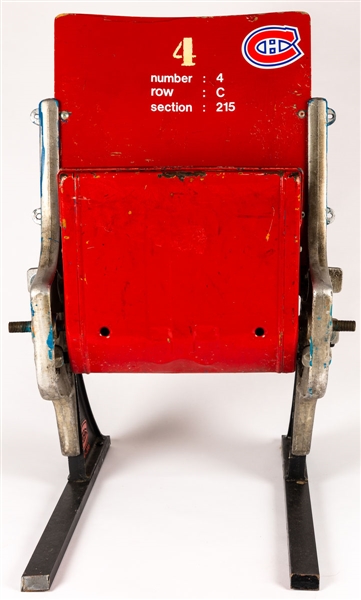 Montreal Forum Red Single Seat #4