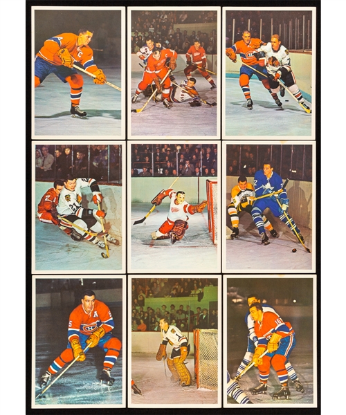 1963-64 Toronto Star "Stars In Action" Hockey Complete Photo Set of 42 and 1964-65 Toronto Star NHL Stars Complete Photo Set of 48 Plus Extras (25) and Albums (9)