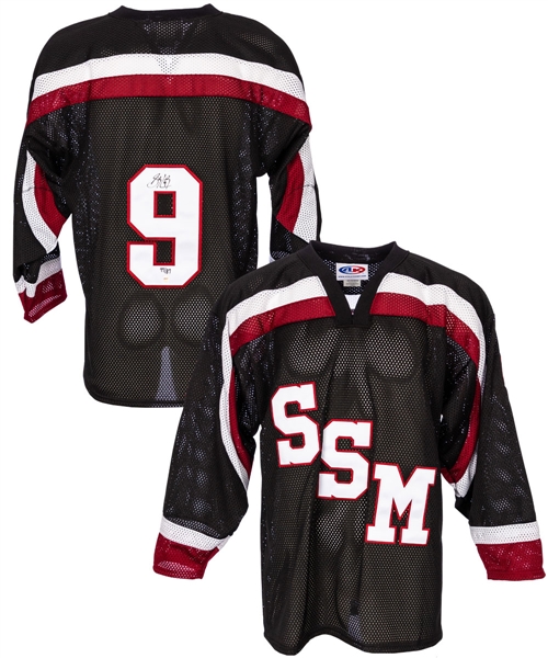 Sidney Crosby Signed Shattuck St. Marys Sabres Midget AAA Limited-Edition Black Jersey #77/87 with COA