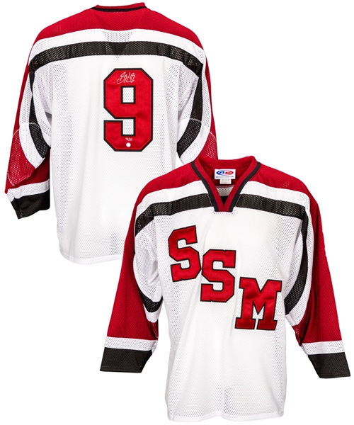 Sidney Crosby Signed Shattuck St. Marys Sabres Midget AAA Limited-Edition White Jersey #78/87 with COA