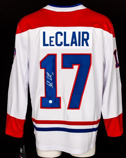 John LeClair Signed Montreal Canadiens Fanatics Road Jersey with COA