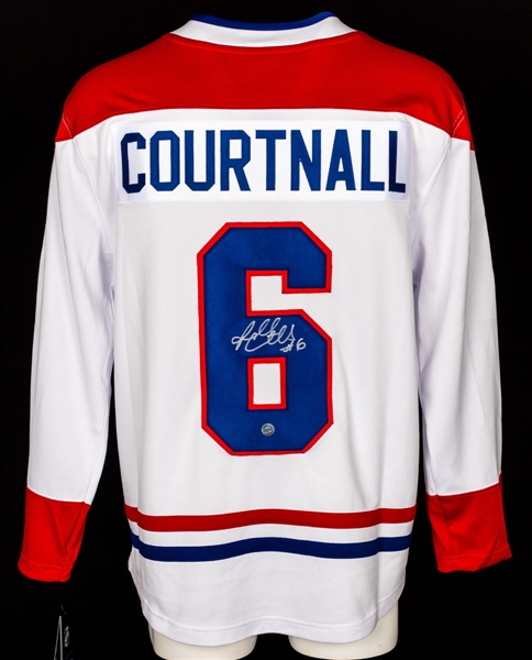 Russ Courtnall Signed Montreal Canadiens Fanatics Road Jersey with COA