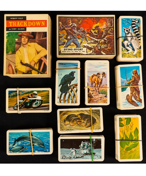 Non-Sport Card Set/Near Set/Card Collection Including 1958 TV Westerns, 1962 Civil War News, 1960s/1970s Brooke Bond (9) Including Space Age & Indians of Canada Plus Assorted Other Cards