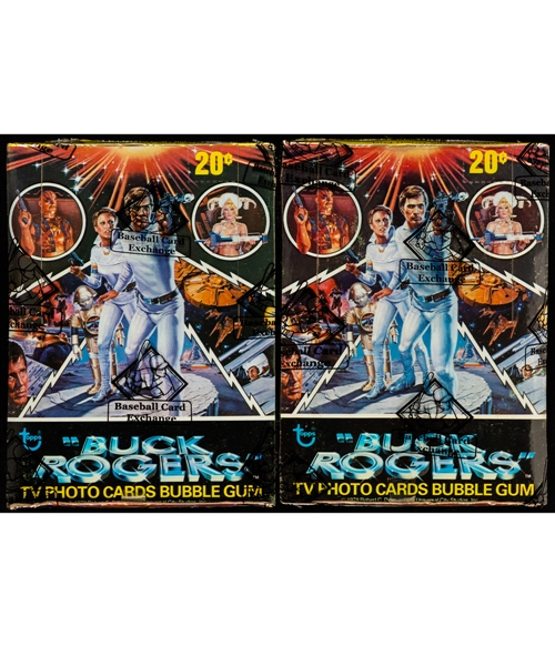 1979 Topps Buck Rogers Wax Boxes (2) (36 Unopened Packs in Each Box) - Both BBCE Certified