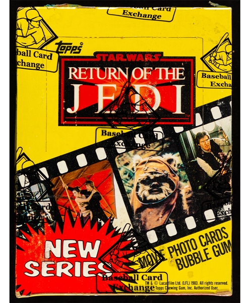 1983 Topps Return of the Jedi Series 2 Wax Box (36 Unopened Packs) - BBCE Certified