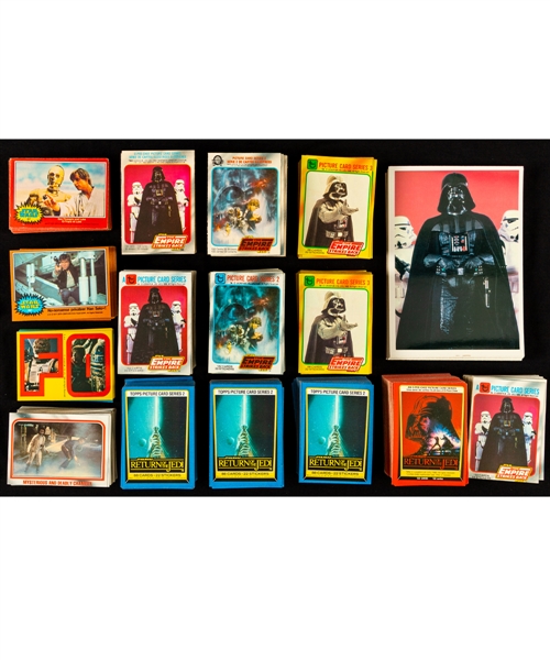 1978 Star Wars, 1980 Empire Strikes Back and 1983 Return of the Jedi O-Pee-Chee and Topps Sets and Singles Collection