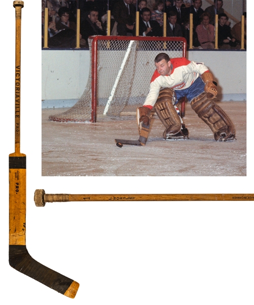 Gump Worsleys Late-1960s Montreal Canadiens Victoriaville Game-Used Stick
