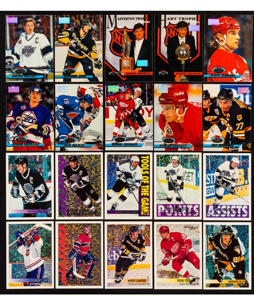 Large Modern Parallel/Insert Card Collection Including 1993-94 Stadium Club "1st Day Issue", 1993-94 O-Pee-Chee Premier "Black Gold", 1994-95 Topps/O-Pee-Chee Premier "Special Effects" and Others