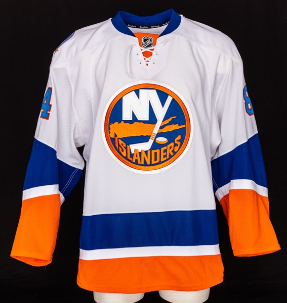 Mikhail Grabovski’s 2014-15 New York Islanders Game-Worn Jersey – 43rd Season Patch! 